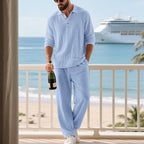 Herren Legeres Freizeit-Set aus atmungsaktivem Material R&B