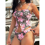 Damen Tankini Set mit floralem und animalischem Design R&B