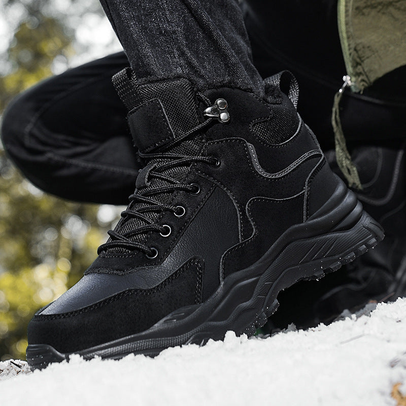 Damen Sportliche Winterstiefel mit strapazierfähigem Obermaterial und rutschfester Sohle