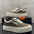 Damen sportive Sneakers mit erhöhtem Plateau und weichem Innenfutter R&B