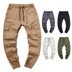 Herren Cargo-Hose im modernen Design mit mehreren Taschen und elastischem Bund
