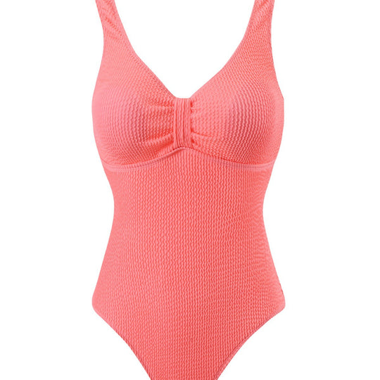 Damen Sportlicher Badeanzug mit strukturiertem Effekt R&B