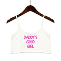 Damen modisches Crop-Top mit verzierten Trägern R&B