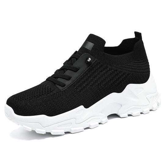 Damen Sportliche und atmungsaktive Sneakers mit elastischem Schnürsystem R&B