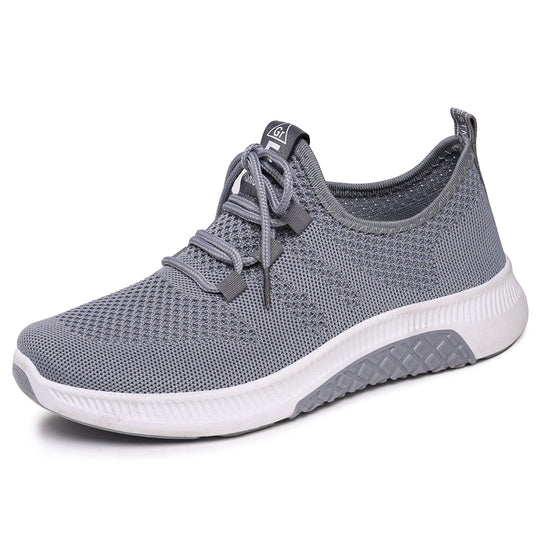 Damen Bequeme und atmungsaktive Sneakers mit elastischen Schnürsystem R&B