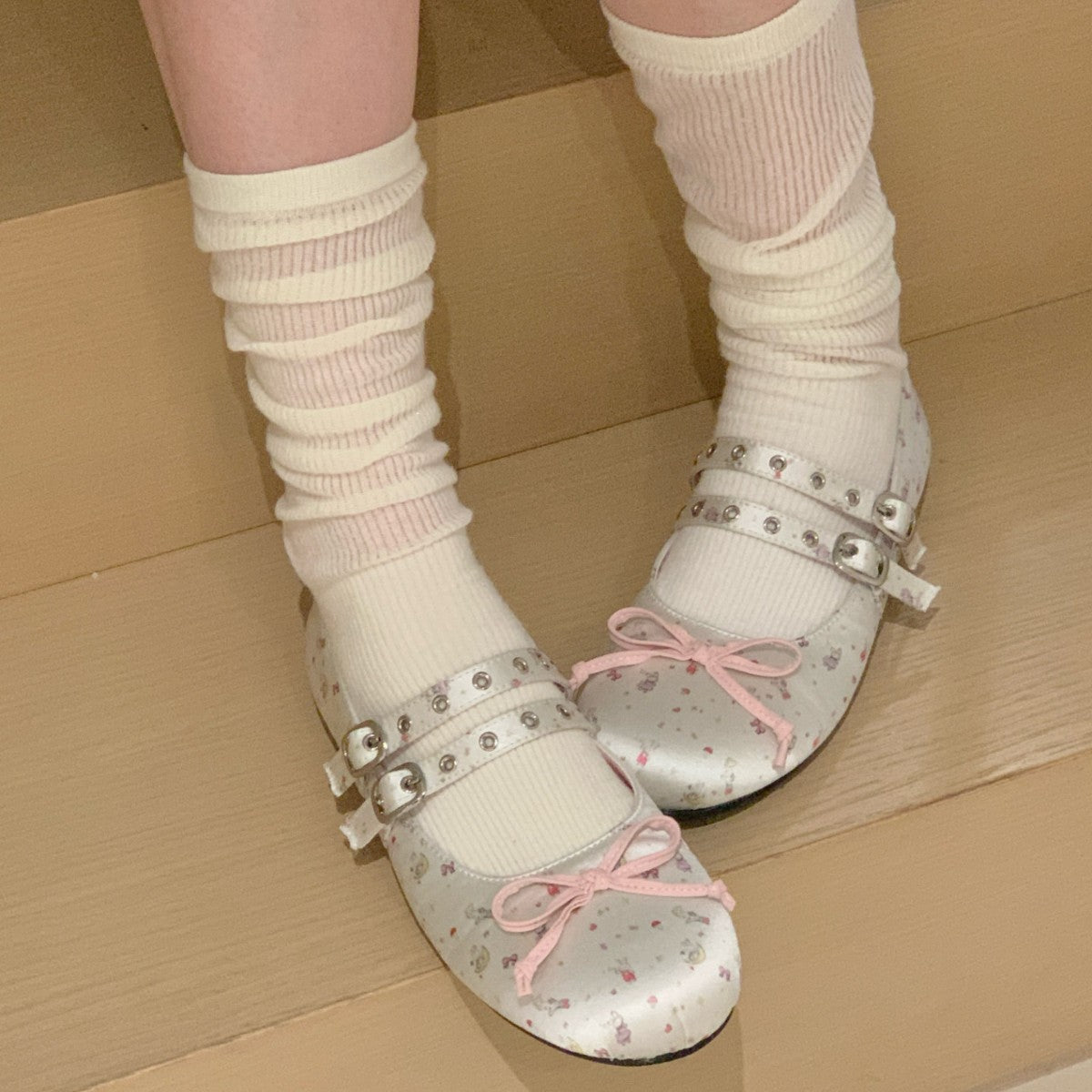 Damen verspielt verzierte Ballerinas R&B