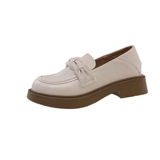 Damen elegante Loafer mit Knoten-Detail und komfortabler Plateausohle R&B