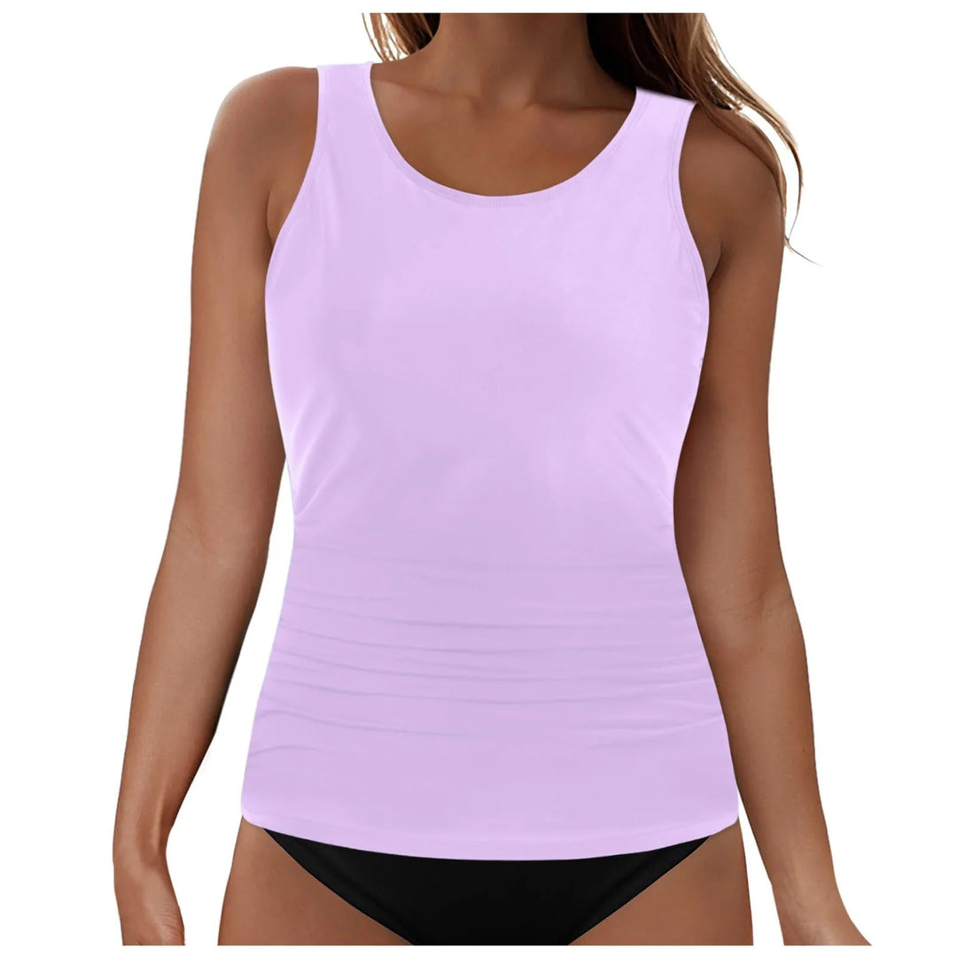 Damen Tankini-Oberteil mit Raffung R&B