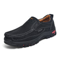 Herren Multifunktionale und bequeme Leder-Slipper mit rutschfester Sohle R&B