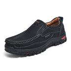 Herren Multifunktionale und bequeme Leder-Slipper mit rutschfester Sohle R&B