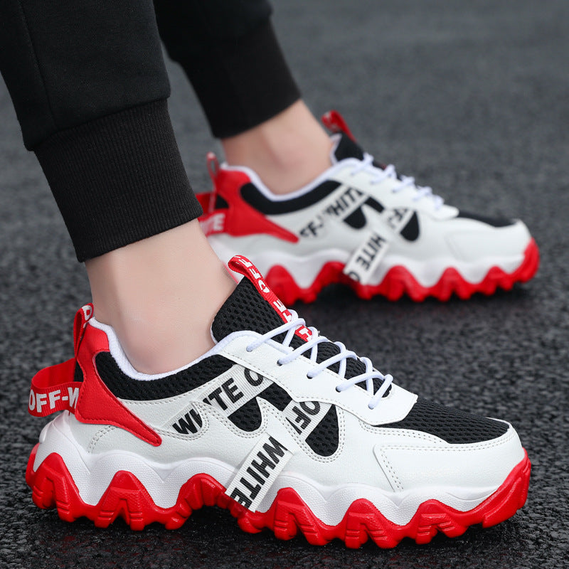 Damen Chunky Sneakers mit atmungsaktivem Obermaterial und rutschfester Laufsohle