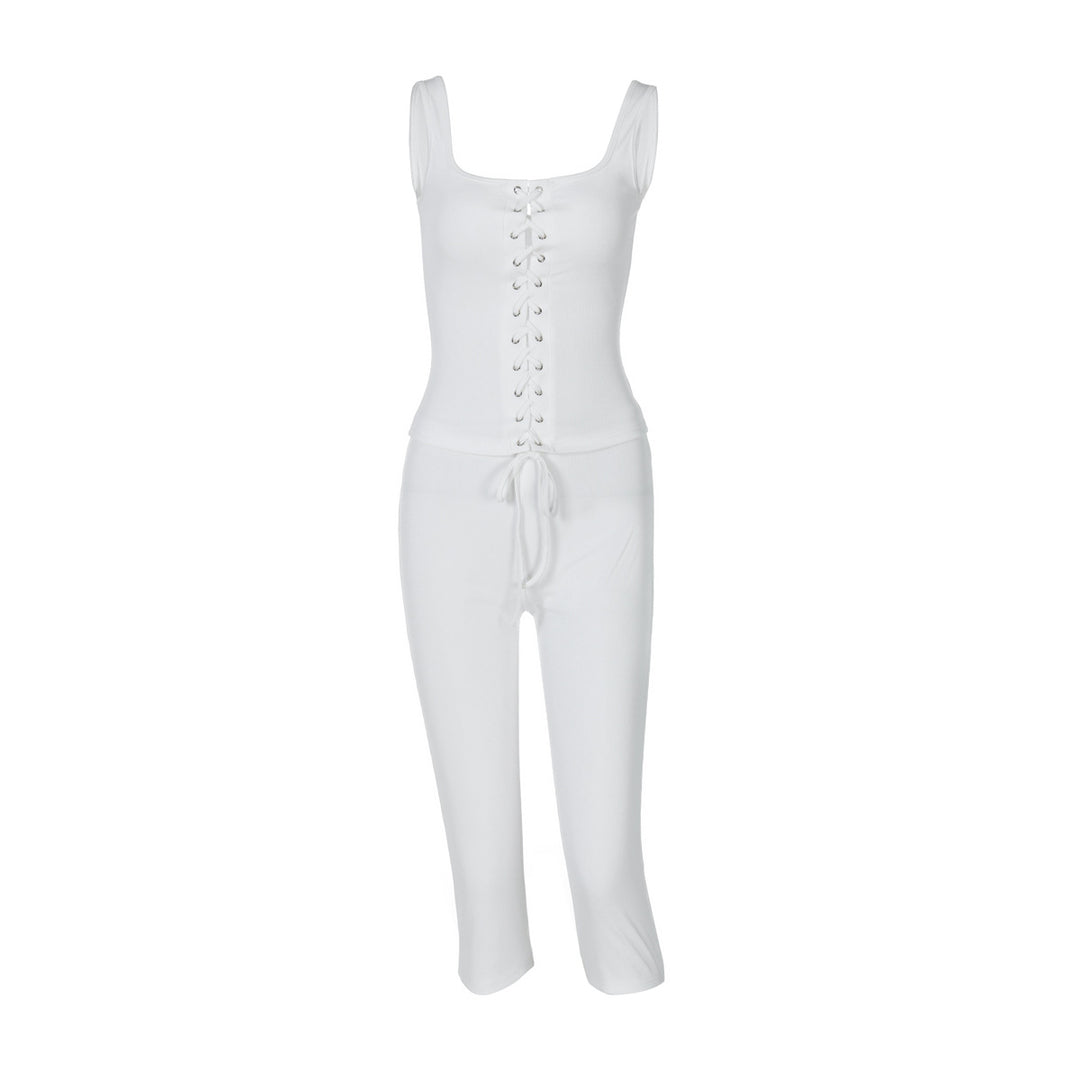 Damen Figurbetontes Midikleid mit Schnürung R&B