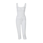 Damen Figurbetontes Midikleid mit Schnürung R&B