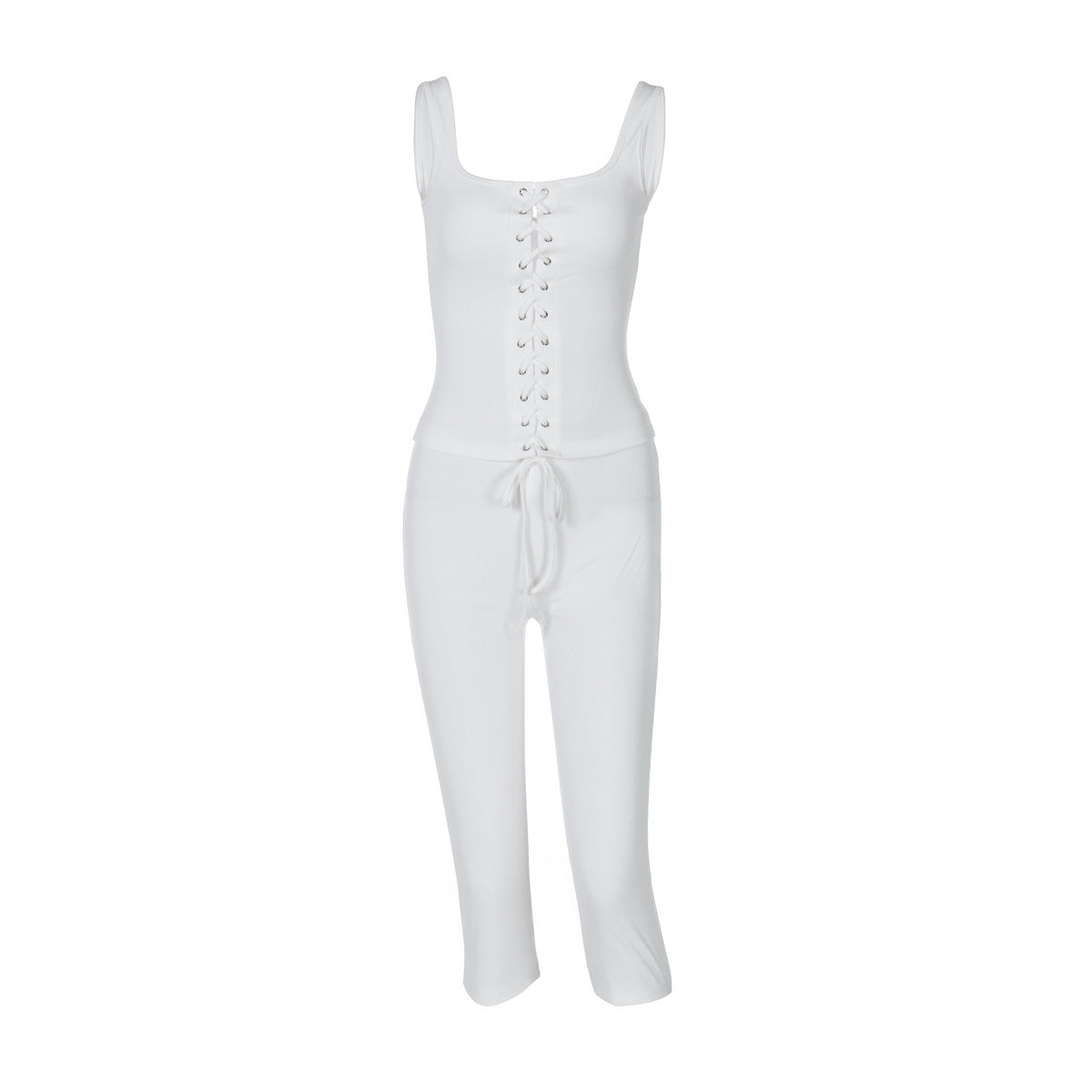 Damen Figurbetontes Midikleid mit Schnürung R&B