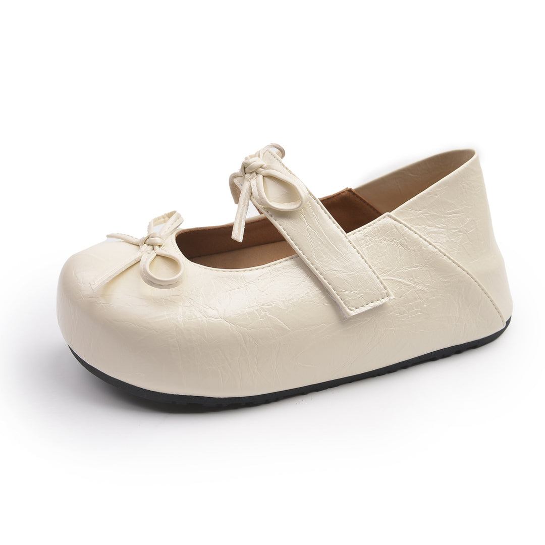 Damen Ballerinas mit elegantem Knotenverschluss und rutschfester Sohle R&B