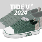 Damen Modische Sneakers mit kombiniertem Obermaterial