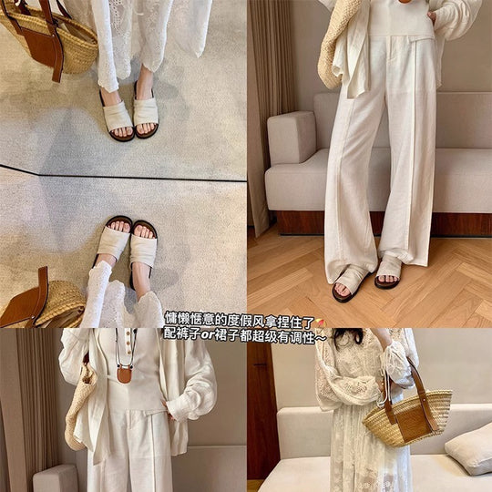 Damen Komfortable Freizeitsandalen mit breitem Fußbett und vielseitigem Design R&B