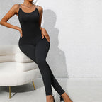 Damen Figurbetontes Jumpsuit mit eleganten Schulterdetails R&B