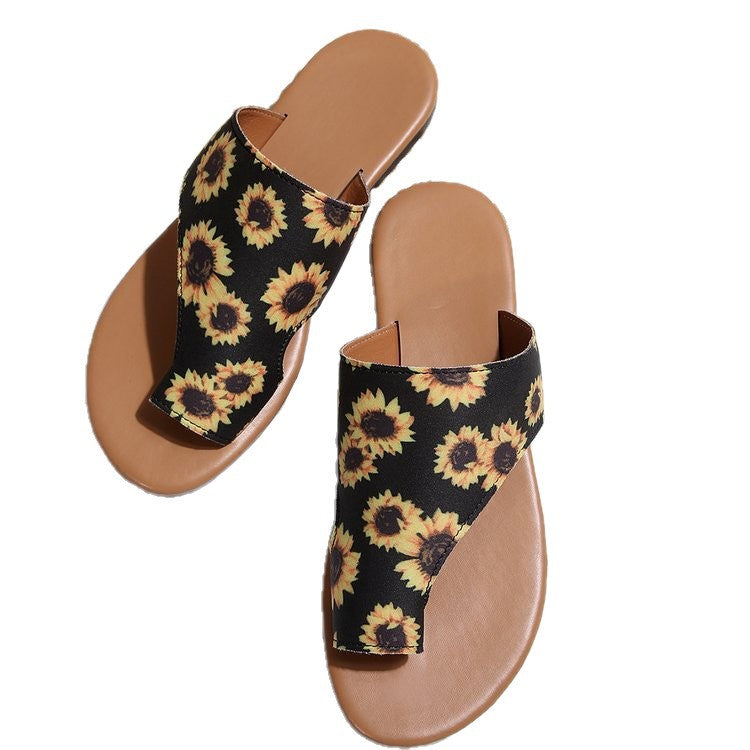 Damen Zehentrenner-Sandalen mit modischem Denim-Design und komfortablem Fußbett R&B