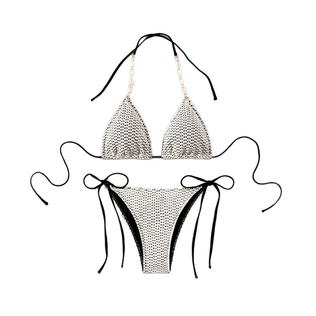Damen Triangel-Bikini mit Muscheldetails R&B