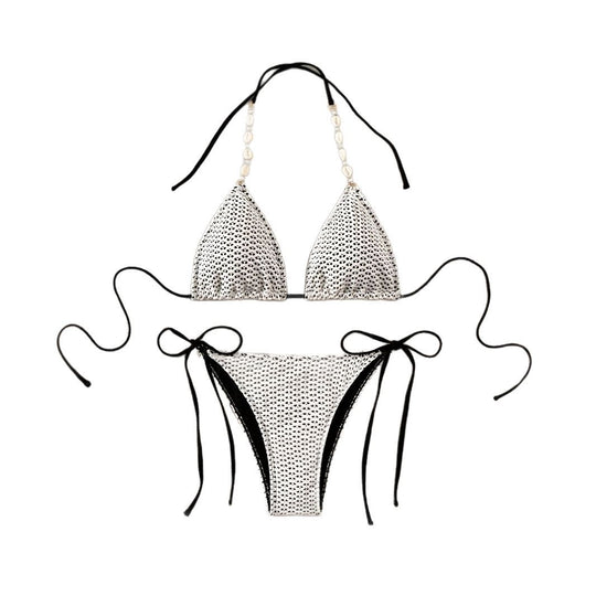 Damen Triangel-Bikini mit Muscheldetails R&B