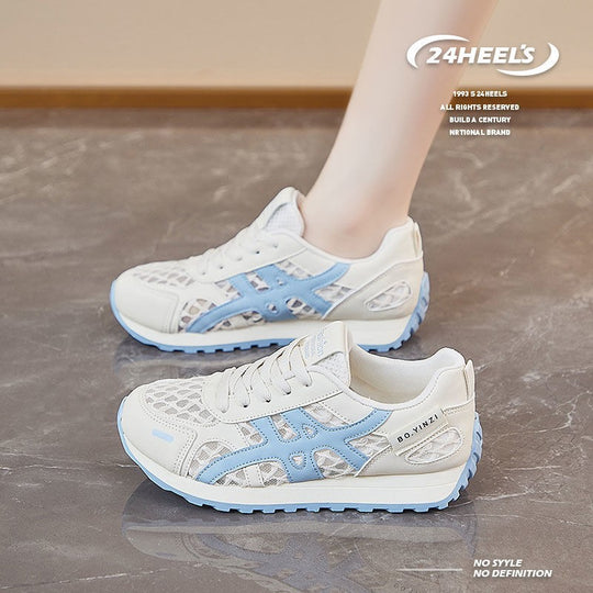Damen Sportliche Sneakers mit atmungsaktiver Netzoberfläche und komfortabler Dämpfung R&B
