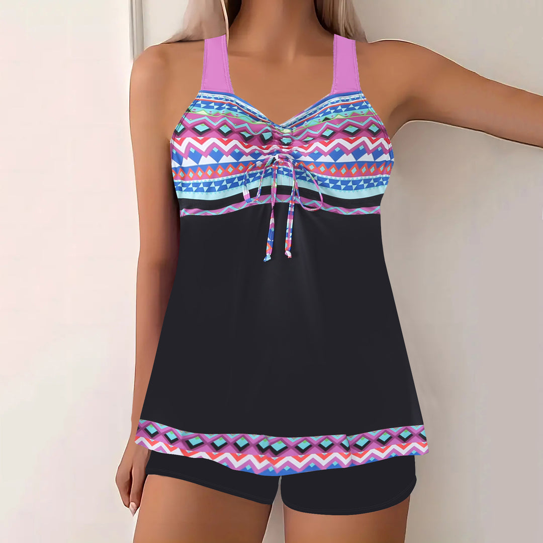 Damen Tankini-Oberteil mit Shorts R&B
