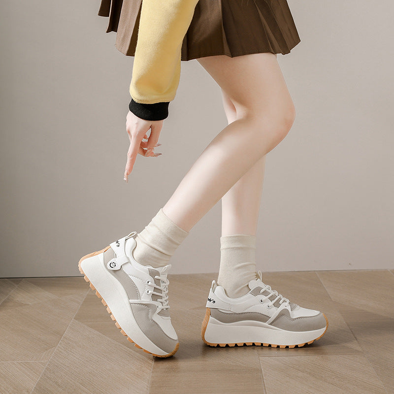 Damen sportliche Sneakers mit innovativem Dämpfungssystem und rutschfester Sohle R&B