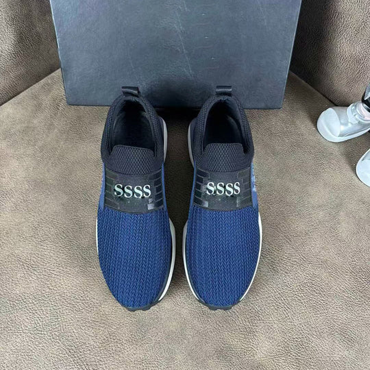 Damen High-Performance Slip-On Sneakers mit atmungsaktiver Oberflächenstruktur R&B