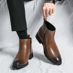 Damen Elegante Stiefeletten mit seitlichem Reißverschluss und bequemer Innensohle R&B