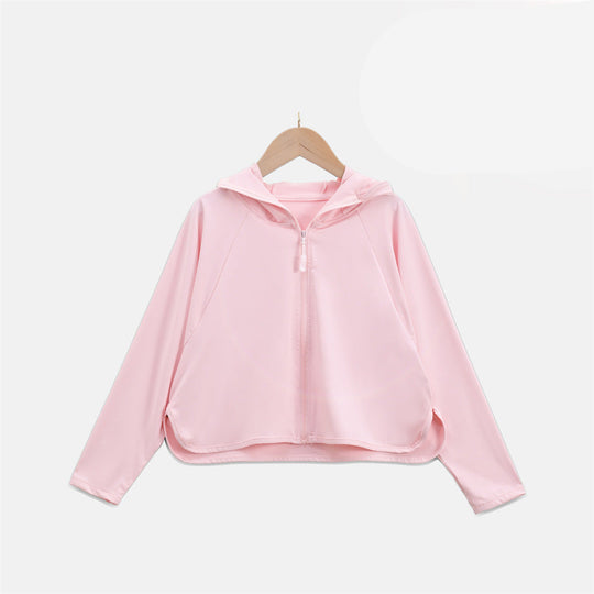 Damen Leichte UV-Schutzjacke mit Kapuze und atmungsaktiven Eigenschaften R&B