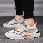 Damen Sportliche Sneaker mit mehrlagiger Mesh-Oberfläche und dämpfender Sohle R&B