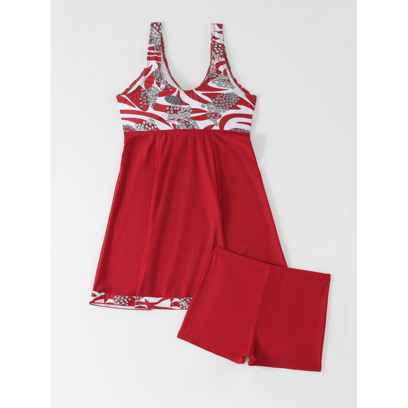 Damen Sportliches Strandkleid mit integrierten Shorts R&B