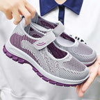 Damen Komfortable Ballerinas mit flexiblem Klettverschluss R&B