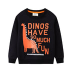 Jungen Sweatshirt mit coolem Dinosaurier-Design R&B