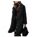 Damen Kuscheliger Teddy-Mantel mit großzügigem Schnitt und zwei praktischen Taschen R&B
