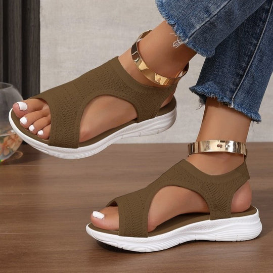 Damen Komfortable Freizeit-Sandalen mit atmungsaktivem Obermaterial und rutschfester Sohle R&B