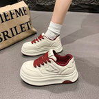 Damen Sneaker mit dicker Sohle und atmungsaktivem Obermaterial R&B