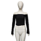 Damen modische Langarmbluse R&B