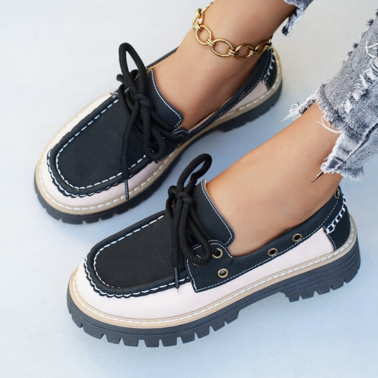 Damen Hybrid-Sneaker mit robustem Profil und modischen Details R&B