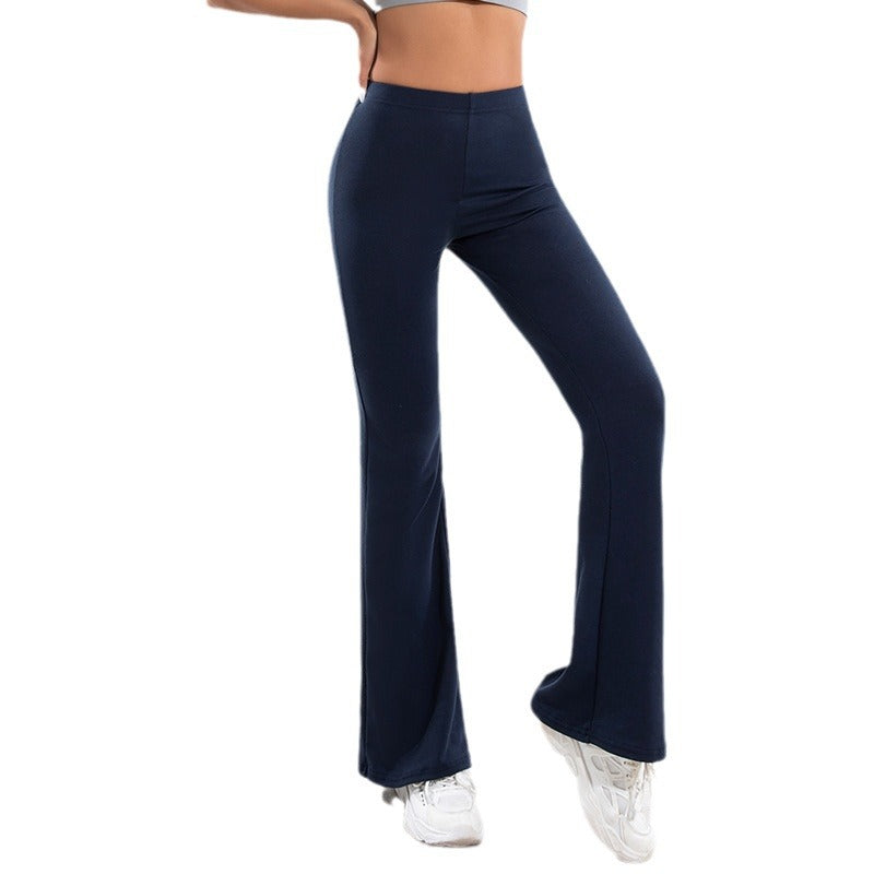 Damen Flared Leggings mit hohem Bund und elastischem Tragekomfort R&B