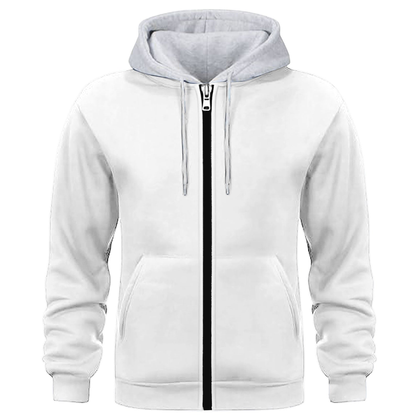 Herren Kapuzenjacke mit doppellagigem Material R&B