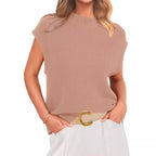 Damen körperbetontes Stricktop R&B
