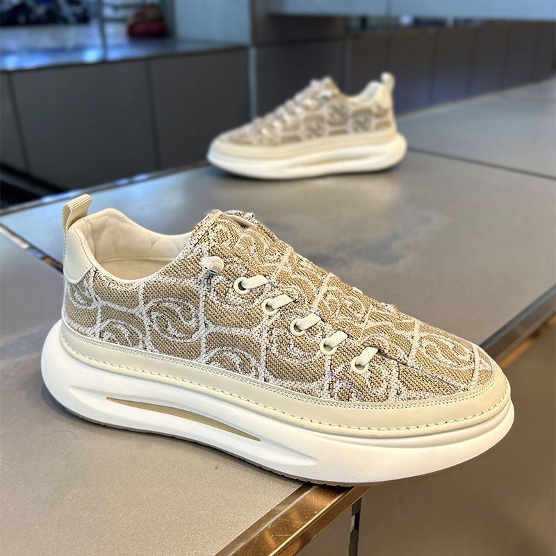Damen Sneaker mit stilvollem Muster und gepolsterter Sohle R&B