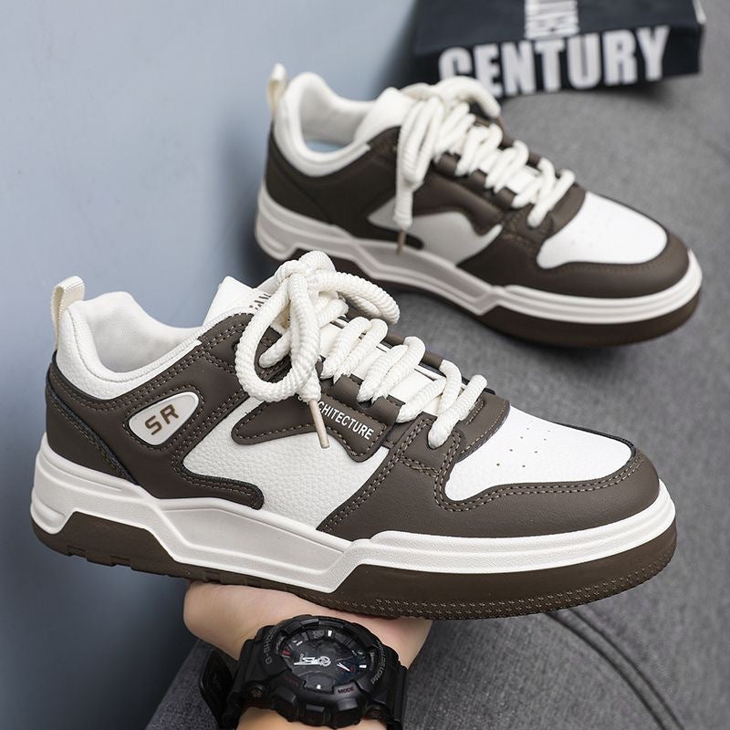 Damen Sportliche Retro Sneakers mit atmungsaktiver Oberflächenstruktur und stoßdämpfender Sohle R&B