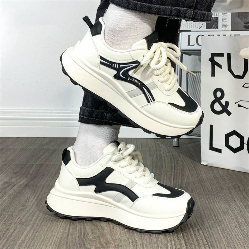 Damen Trendige Chunky Sneakers mit dämpfender Plattform-Sohle R&B