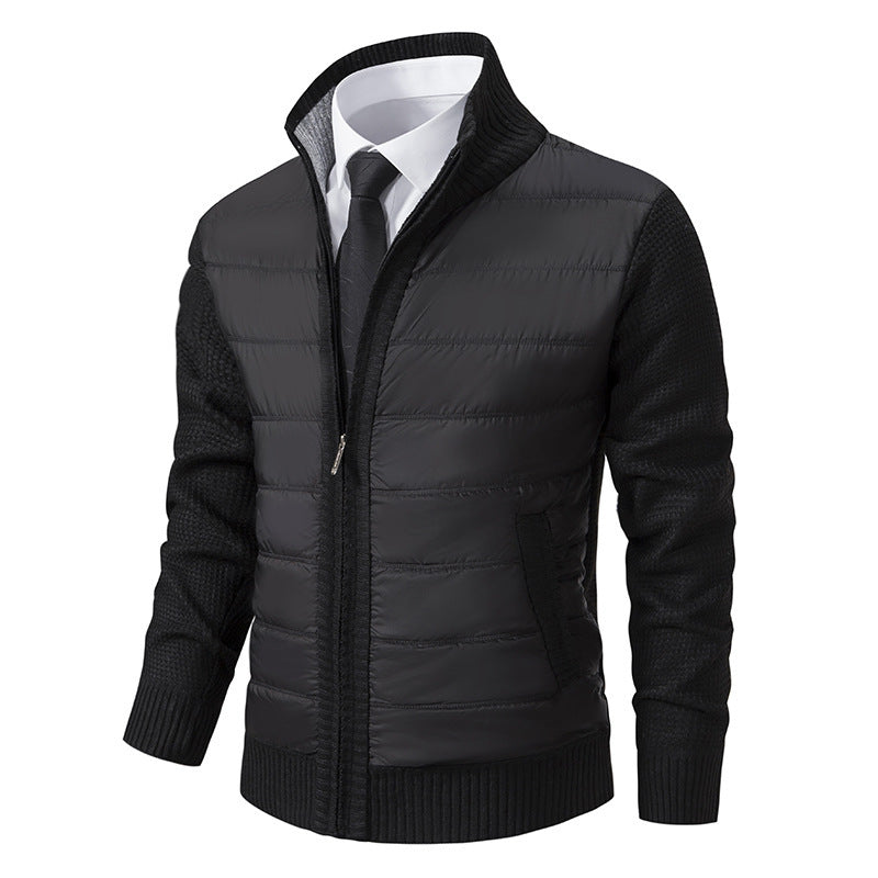 Herren sportive Kapuzenjacke mit strukturiertem Material und eleganten Details R&B