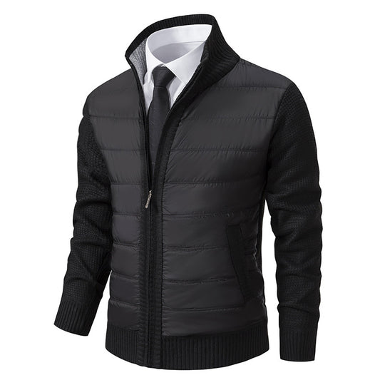 Herren sportive Kapuzenjacke mit strukturiertem Material und eleganten Details R&B