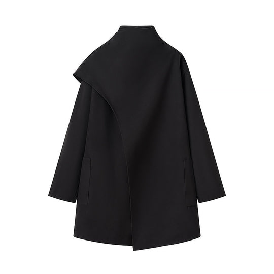 Damen Oversized Übergangsjacke mit asymmetrischem Schnitt und praktischen Taschen R&B