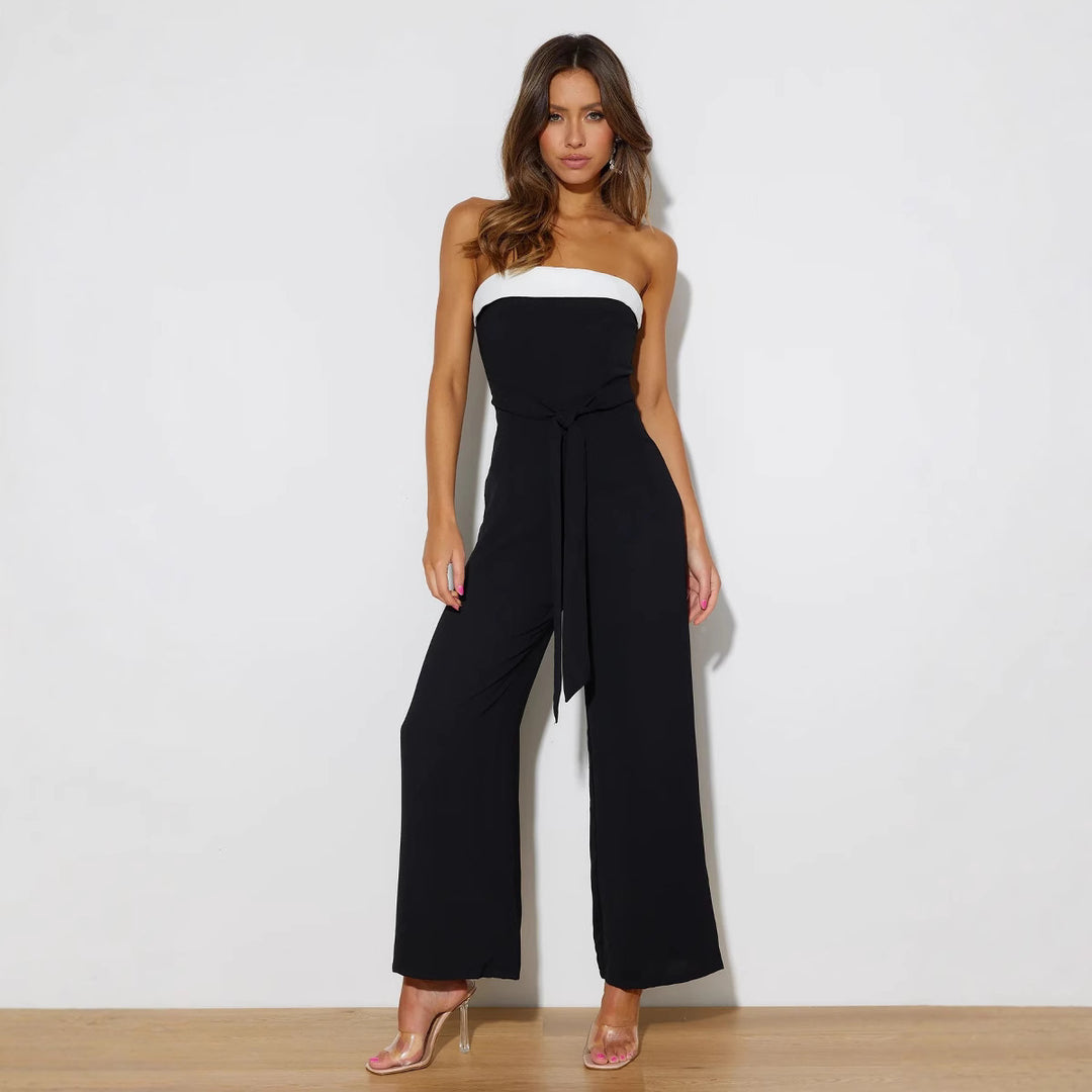 Damen Jumpsuit mit taillierendem Design und elegantem Trägerless-Schnitt R&B